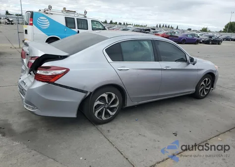 2016 Honda Accord Ex z USA, uszkodzony, nr VIN 1HGCR2F04GA045227